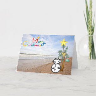 DICIENDO FELIZ NAVIDAD "DESDE LA PLAYA"