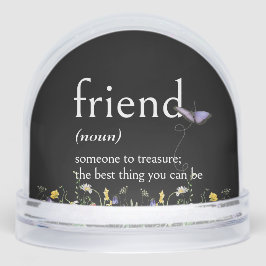 Dictionary Definition of a FRIEND With Wildflowers