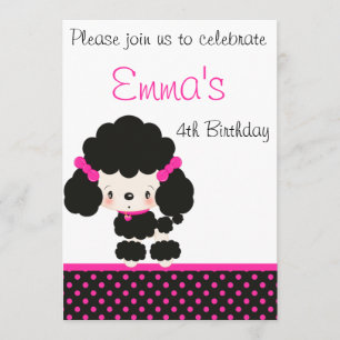 Diddles la invitación de la fiesta de cumpleaños
