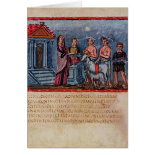 Dido que hace un sacrificio, de Vergilius