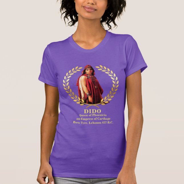 DIDO Reina del Líbano (Antigua Fenicia) Camiseta (Anverso)