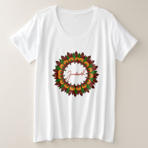 Diecinueve mandala floral de inspiración africana