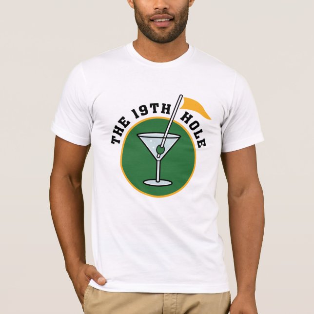 diecinueveavo Camiseta del goft del agujero (Anverso)