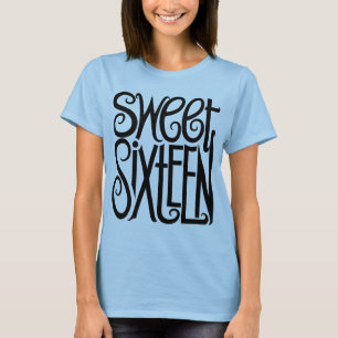 Dieciséis camisetas negras