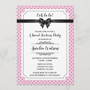 Dieciséis invitaciones en París
