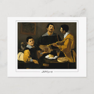Diego Velázquez #154 - Tarjeta postal de arte fino