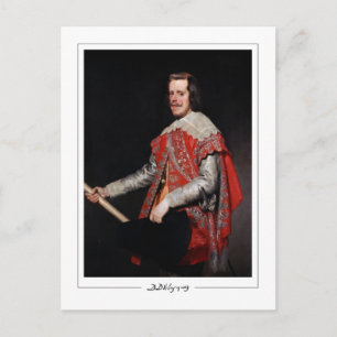 Diego Velázquez #6 - Tarjeta postal de arte fino
