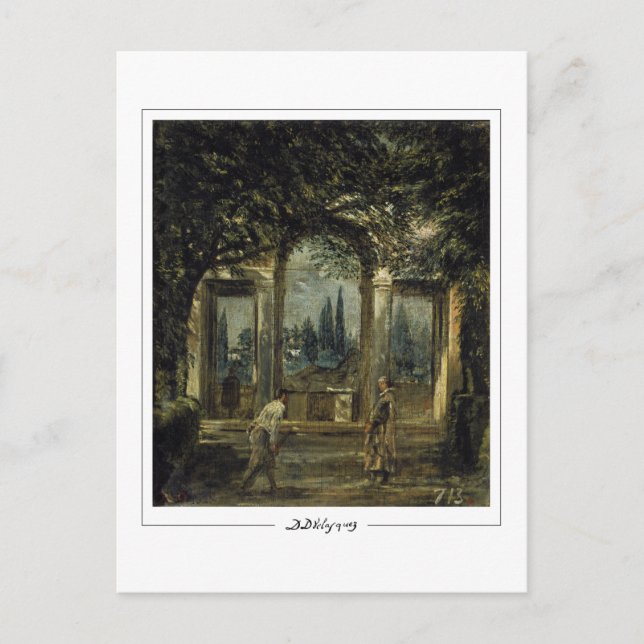 Diego Velázquez #89 - Tarjeta postal de arte fino (Anverso)