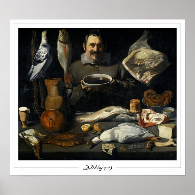 Diego Velázquez Zedign Poster de Arte #100 (Frente)