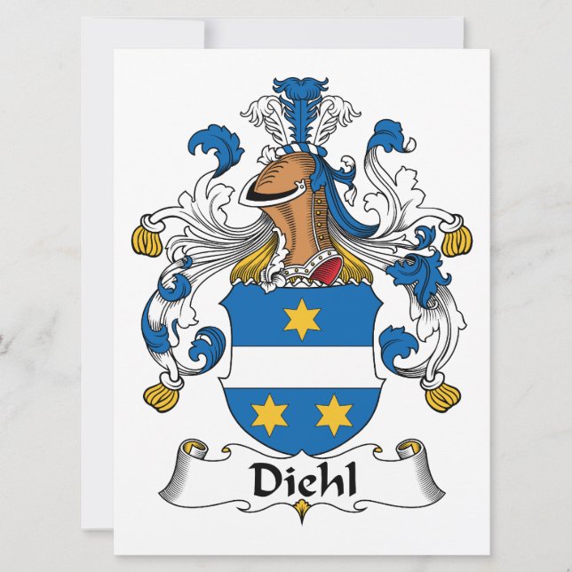 Diehl Family Crest (Anverso)