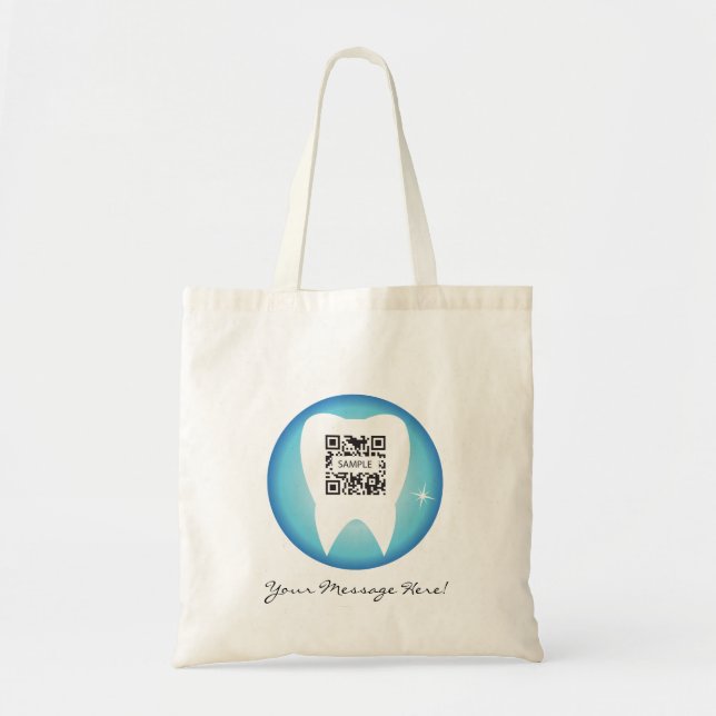 Diente dental de la plantilla del bolso (Frente)
