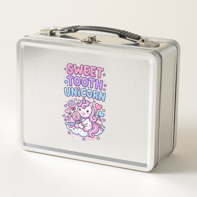 Diente Dulce Unicornio Unicornio Lindo Pastel Rega (Anverso)