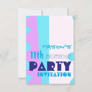 Dientes de la invitación a la fiesta de cumpleaños