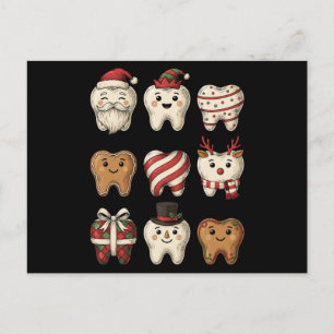 Dientes de Navidad Dentista Santa Pan de Jengibre