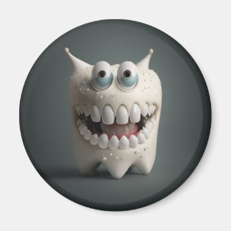 Dientes dentarios, imán