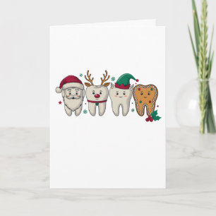 Dientes Navidad Dentista Santa Reno Higienista