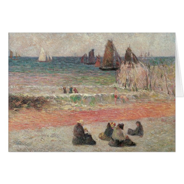 Dieppe de baño de Paul Gauguin, Bella Artes de la  (Anverso (Horizontal))
