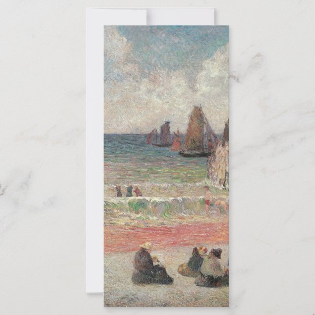 Dieppe de baño de Paul Gauguin, Bella Artes de la  (Anverso)