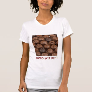 ¡Dieta de chocolate! Camiseta para mujeres