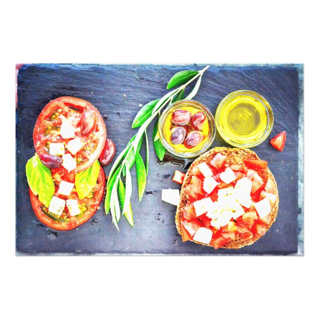 "Dieta griega y mediterránea", foto corta. ¡Hazte  (Frente)