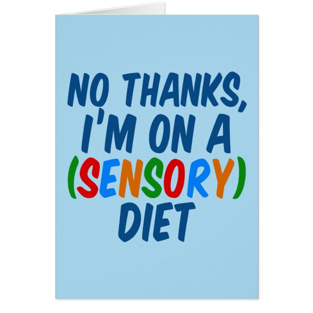 Dieta sensorial (Frente)