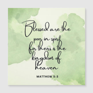 Diez días Beatitudes Scripts Verso 5:3 Magnet
