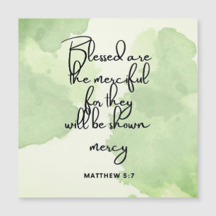 Diez días Beatitudes Scripts Verso 5:7 Magnet