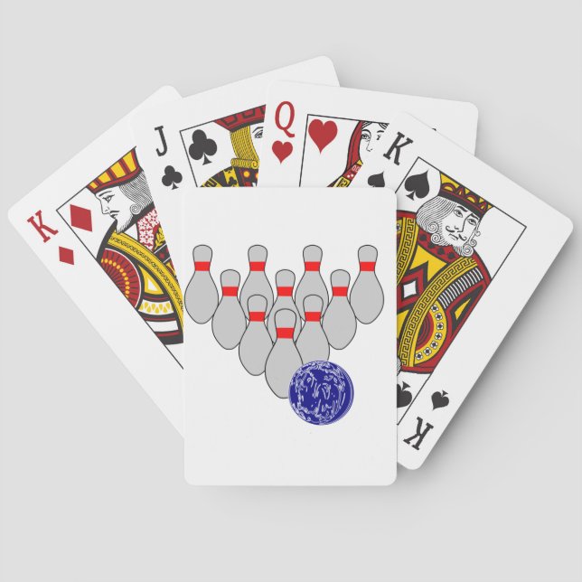 Diez naipes de los bolos del Pin (Reverso)