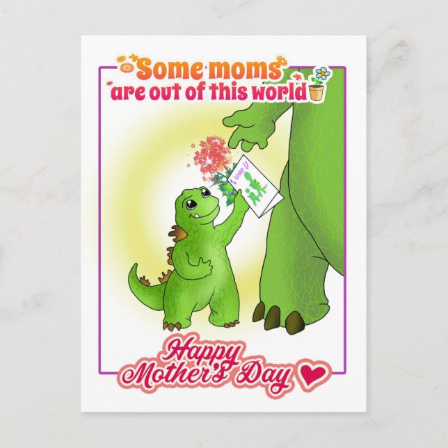 Diez pequeños monstruos: Larry la postal de Lizard (Anverso)
