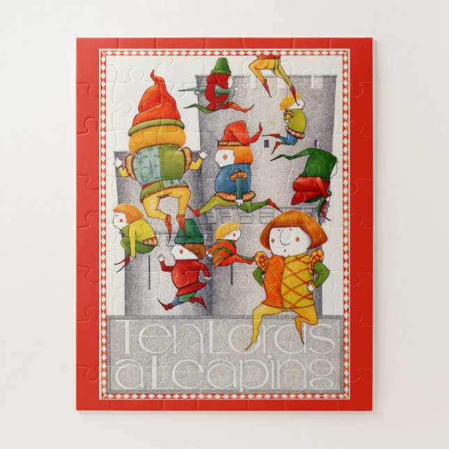 DIEZ SEÑORES Un gran rompecabezas de 16x20 (Vertical)