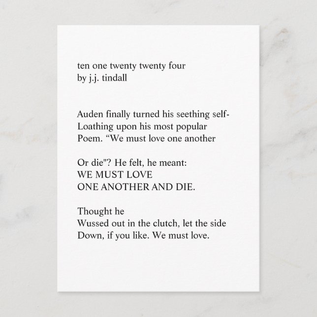 diez una veinticuatro postales (Anverso)