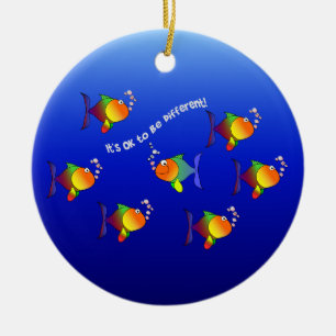 Diferente ornamento de pescado - personalizar!