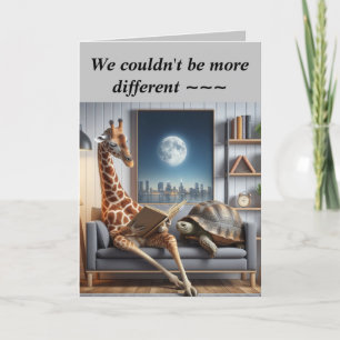 DIFERENTE, PERO ~ TARJETA ANIVERSARIA