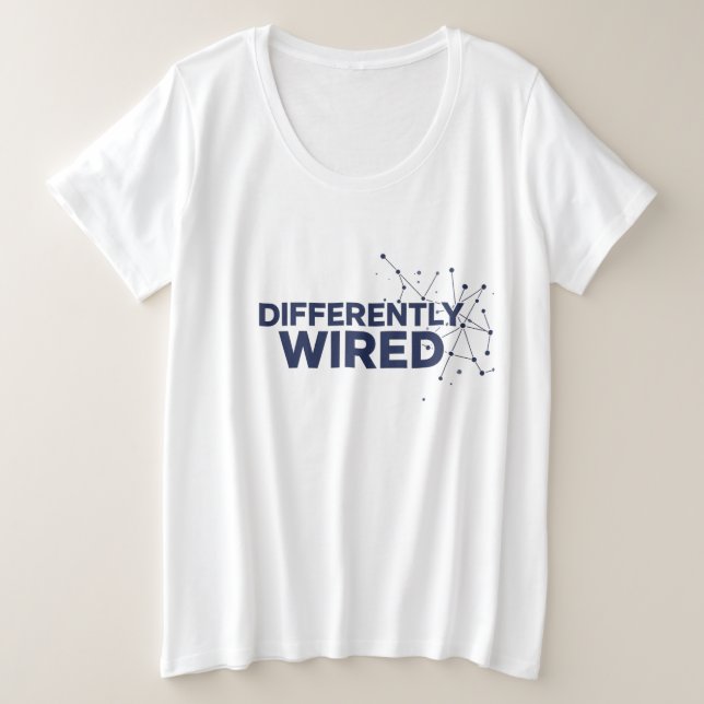 Differently Wired – Autism Awareness Month Blue  (Anverso del diseño)