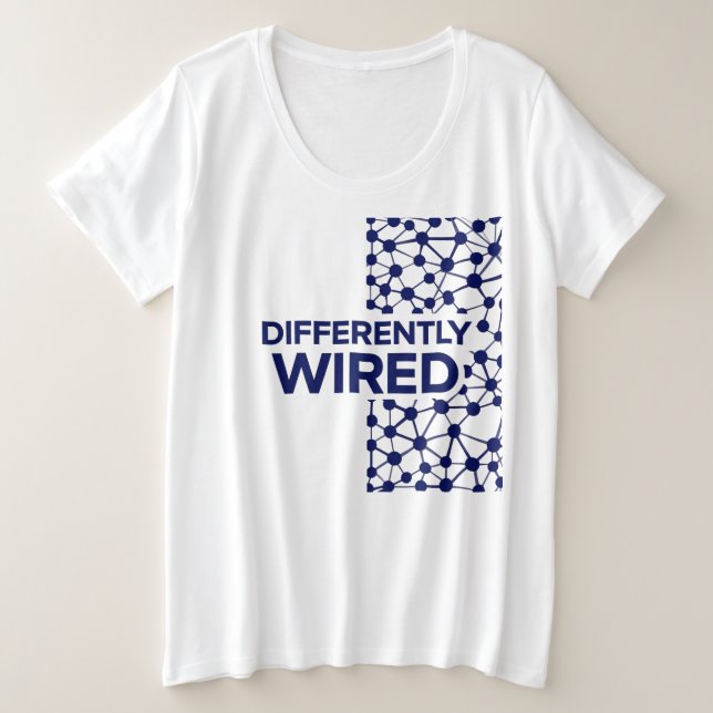 Differently Wired – Autism Awareness Month Blue (Anverso del diseño)