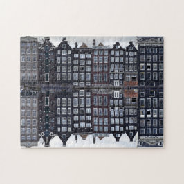 Difícil Amsterdam Houses Jigsaw Puzzles
