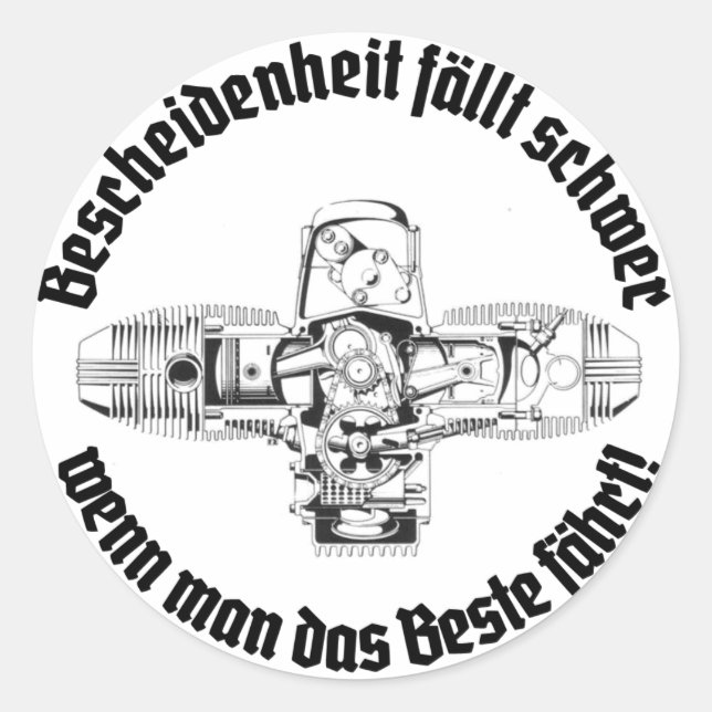 Difícil de ser un pegatina humilde (Anverso)