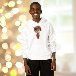 Difícil día Navidades Hoodie de Elf Boy