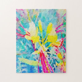 Difícil pájaro tropical del rompecabezas del paraí