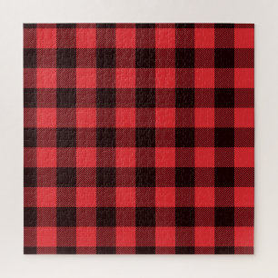 Difícil Puzzle Jigsaw - Lumberjack Plaid