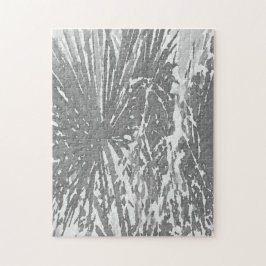 Difícil rompecabezas del árbol de palmas negro cos