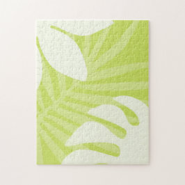 Difícil Rompecabezas Tropical de Amarre Verde