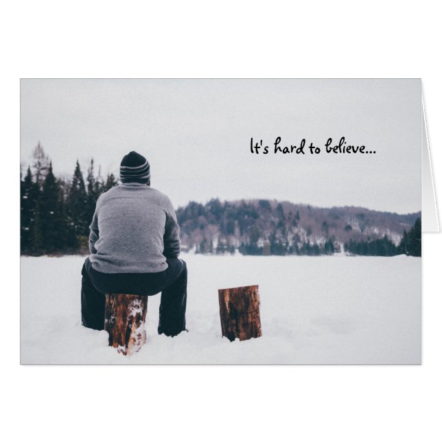 "Difícilmente creer" personalizado de la (Anverso (Horizontal))