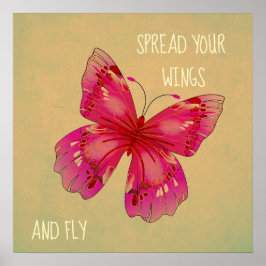 Difunde tus alas mariposa cita arte oriental