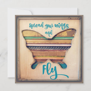 Difunde tus alas y vuela Inspiradora Cardstock