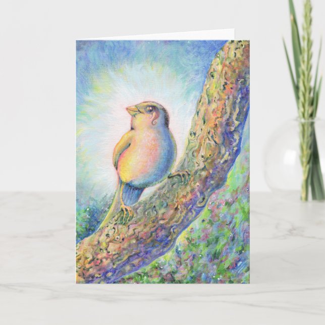 Difundiendo la tarjeta de saludo ligero (Anverso)