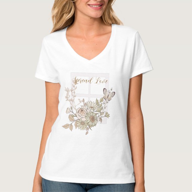 Difundir camiseta de amor (Anverso)