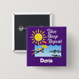 Difundir el diseño de repetición de sueño - botón