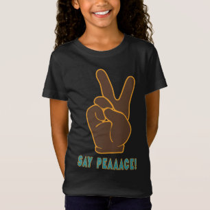Difundir paz no miedo mandar camiseta a Chicas de 