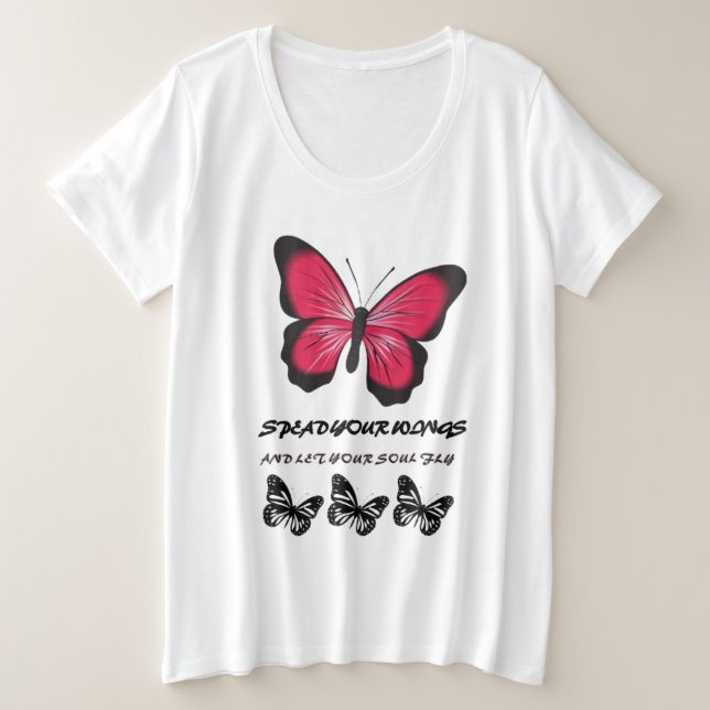 Difundir sus alas - Diseño inspirado en mariposa (Anverso del diseño)